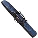 New Road Trip expandable double ski bag is fully padded quilted in the binding section, reinforced with tarpaulin ends, and features an inside sleeve to further protect and separate skis