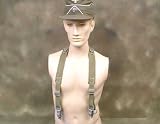 German WWII Afrika Korps Canvas Y Straps (Suspenders)