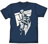 NARUTO疾風伝 サスケアクションTシャツ インディゴ サイズ:XS