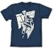 NARUTO疾風伝 サスケアクションTシャツ インディゴ サイズ:XS