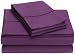 Pinzon 500-Thread Count Egyptian Sateen Queen Sheet Set, Plum