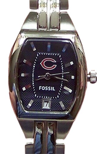 Fossil Women's NFL1178 NFL Chicago Bears Round Dial Watch