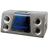 Audiobahn ABP10T Dual 10" Subs w/Box Neon Mirror