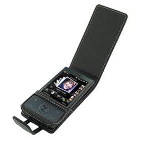 Bluetrade - Etui en cuir (ouverture verticale) pour HTC Touch Diamond