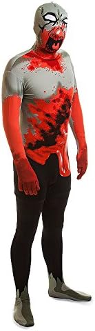 Rubies 2nd Skin Zombie Jumpsuit - X-Large, White/Black/Red