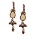 Jewelry : Sahara Mother Of Pearl Drop Lever Back Earrings