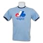 Montreal Expos Cooperstown Team Color Ringer T-Shirt Size X-Large