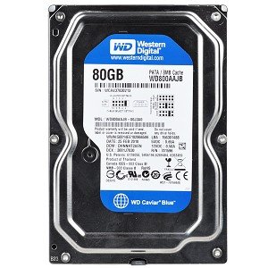 80GB SATA HDD 7200 RPM WD800AAJBSP