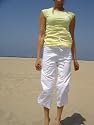 American Apparel Style 2302 Fine Jersey Capri Pant