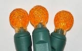 String of 70 Forever Bright G12 LED Energy Saving Orange Indoor/Outdoor Halloween Lights image