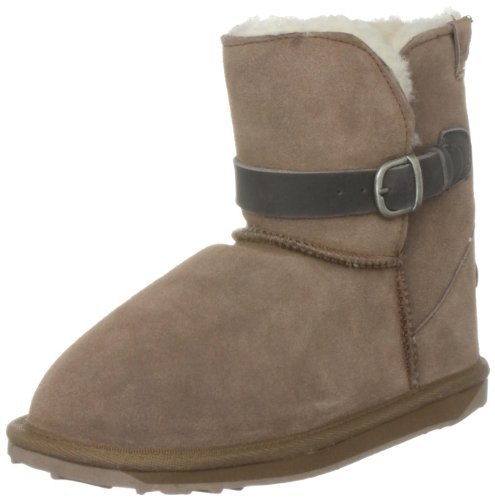 Emu Frankie Kids K10117, Mädchen Stiefel, Beige (mushroom), EU 25/26 (US 9)