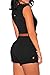 Pink Queen Women's Sexy V-Neck Sleeveless Short Jumpsuit Romper with Belt