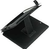 SKQUE Leather Carrying Case Cover With Built-in Stand for Apple iPad 3G tablet / Wifi model 16GB 32GB 64GB (BLACK)