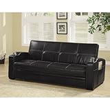 Atkinson Faux Leather Sofa Bed