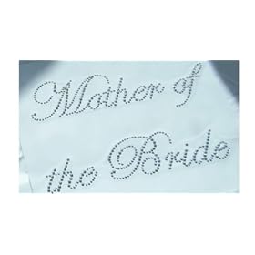 Mother of the Bride Hot Fix Iron On Rhinestone Diamante Transfer Crystals
