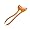 Hand Carved Hair Fork 