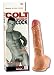 Genuine cast of COLT Superstar Dave Angelo! Perfect 10 and impressive 2 girth. Better-Than-Real life-like material is hand finished and colored for exacting detail. Includes a sturdy suction cup base and luxurious velour storage bag.