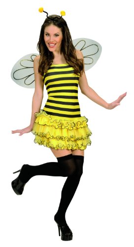Widmann 77301 - Kostüm Biene Kleid Flügel und Kopfschmuck Größe S Widmann 77301 - Kostüm Biene Kleid Flügel und Kopfschmuck Größe S