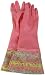 Dots Retro pink polka dot Cool Retro Longer Rubber household cleaning gloves