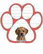 Puggle Dog Paw Magnetic Note Pads