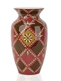 Argyle vase, 10.5' high
