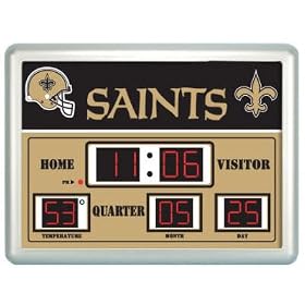 New Orleans Saints Scoreboard Clock