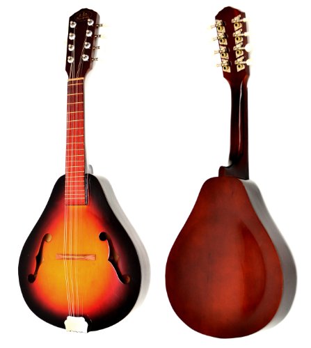 Produkt-Bild: Akustik Mandoline Sunburst Bluegrass Flachmandoline A-Form mit F L&ouml;chern