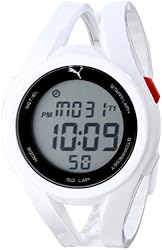 PUMA Men's PU911131002 "Airy" Sport Watch with White Polyurethane Band