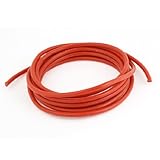 uxcell シリコーンワイヤー　スペアパーツ　3メートル　10AWG　耐高温　レッド　0.5×300cm