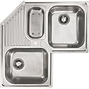Franke Armonia Series Amx671e 33 Top Mount Triple Bowl