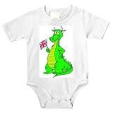 Onesie with dragon, flag, british, union