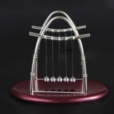 Bheema Arc-shaped Newton's Cradle Balance Ball Science Puzzle Fun Desk Toy