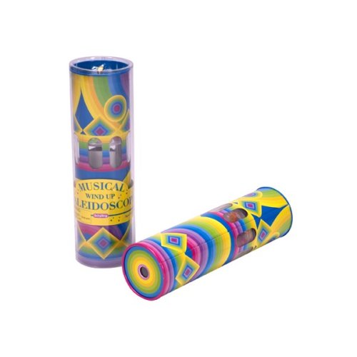 Kaleidoscope with Wind Up Musical Toy