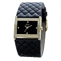 Spirit Ladies Stone Set Black Strap Watch ASPL27