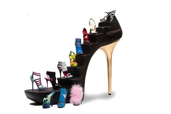 Gold Stiletto POP Display - Just the Right Shoe