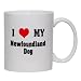 I Love/Heart Newfoundland Dog Mug for Coffee / Hot Beverage (choice of sizes and colors)