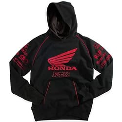 Fox Racing Honda Factory Men's Hoody Fashion Sweatshirt - Black