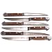 Outset QL90 Curtis Lloyd 6-Piece Walnut-Handled Stainless-Steel Steak-Knife Set