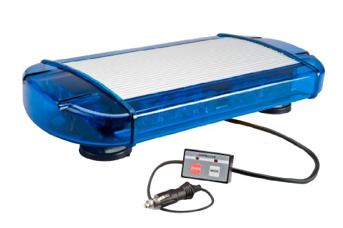 Wolo 3775M-B Outer Limits Blue-Lens Low-Profile Magnetic-Mount GEN III LED Warning Light