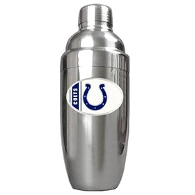 Click here to buy Indianapolis Colts NFL Stainless Steel Cocktail Shaker by Great American Products.