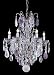 Fume Rock Amethyst Palais Royale Chandelier 6Lt Fume 634 06 FV RC AM