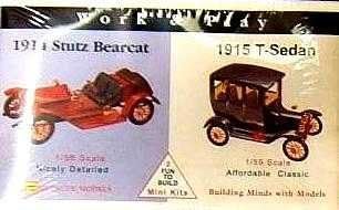 Glencoe Models Work and Play 1914 Stutz Bearcat Plastic Model Kit by Glencoe Models