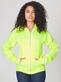 American Apparel Unisex Flex Fleece Zip Hoody Medium-yellow [Apparel]