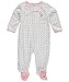 Carter's Baby Girls' Graphic Footie, Flamingo, New Born