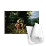 Allegory of Abundance (oil on panel) (for.. - Tea Towel 100% Cotton - Art247 - Tea Towel - 46x70cm