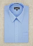 Kilburne & Finch Solid Light Blue Big & Tall Wrinkle Resistant Dress Shirt