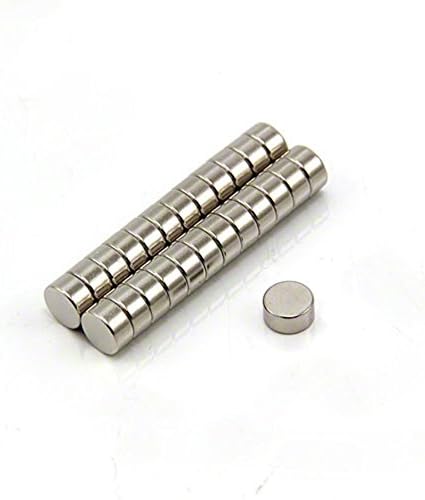 Magnets, Strong Cylinder Fridge Neodymium Magnet for DIY Arts &amp; Crafts Projects, School Classroom Science Project and Office or Work Supply,Pack of 25