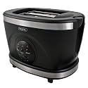 Wahl 2 Slice Black & Brushed Steel Toaster ZX696 Defrost, Reheat and cancel settings