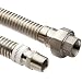Parker Stainless Steel 316 Flex Hose, Male NPTF + Female NPT, 3/4ID x 1.16OD, 5 Feet Long