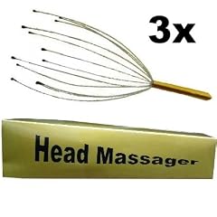 3x ORIGINAL Kopfmassage Ger�t Entspannung PUR Headmassage SPARANGEBOT